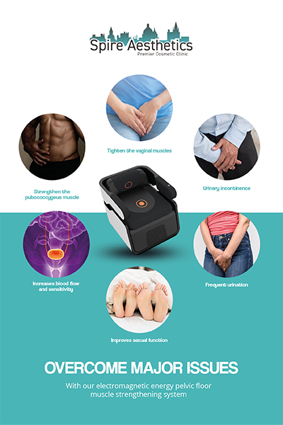 Image of EMS chair to treat Urine leakage Ilford from Spire Aesthetics