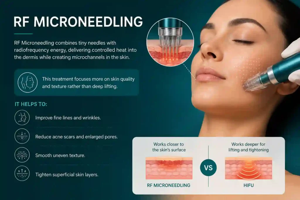 What Does RF Microneedling Do That HIFU Alone Cannot Ilford