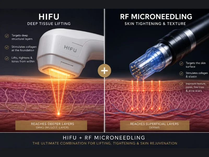 What Could Combining HIFU and RF Microneedling Do for Your Skin Ilford?