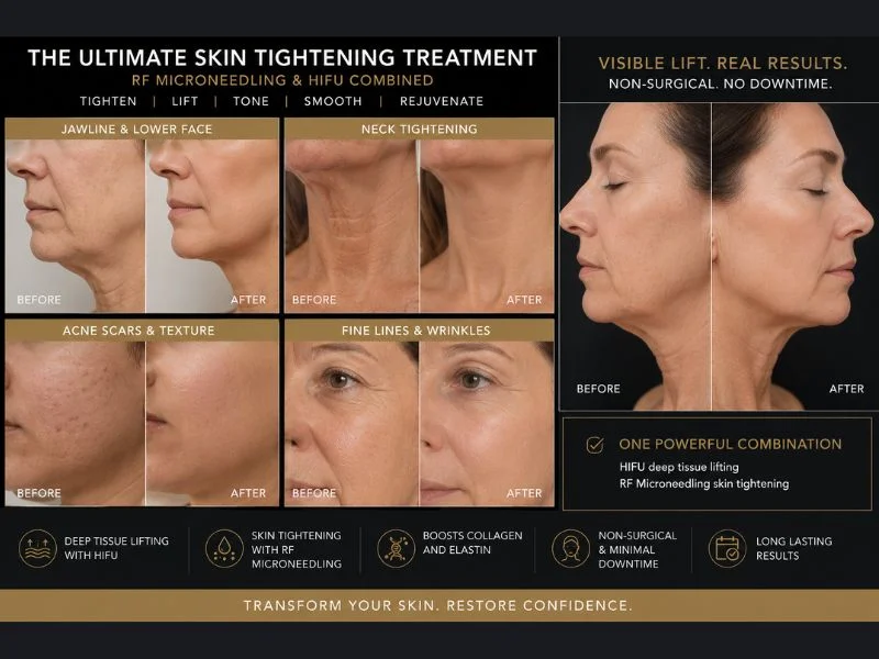 Results of combined treatment for the ultimate skin tightening treatment Ilford